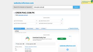 crew.piac.com.pk at Website Informer. e-Crew. Visit Crew Piac.