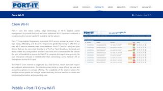 Crew Wi-Fi - Port-IT