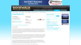 Dockwalk - The Essential Site For Captains And Crew - Careers