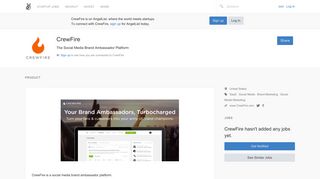 CrewFire Careers, Funding, and Management Team | AngelList