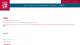 CREW Network - Login