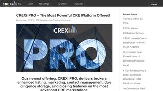 CREXi PRO - The Most Powerful CRE Platform Offered - CREXi