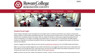 Student Email Login | Top Community College in New Jersey ...