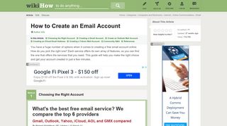 5 Ways to Create an Email Account - wikiHow