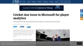 Cricket Aus turns to Microsoft for player analytics - News - IoT Hub
