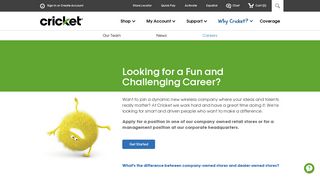 Careers | Cricket - Cricket Wireless