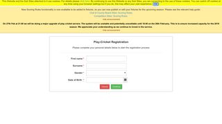 Sign Up - Play-Cricket