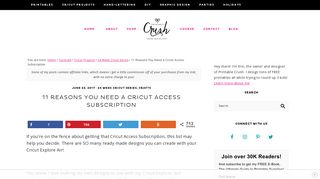 11 Reasons You Need a Cricut Access Subscription - Printable Crush