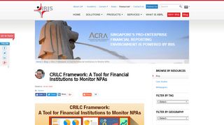 CRILC Framework: A Tool for Financial Institutions to Monitor NPAs