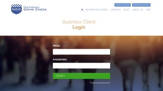 Business Client Login | National Crime Check