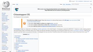 Crimestoppers UK - Wikipedia