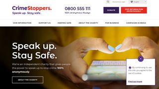 Crimestoppers: Independent UK charity taking crime information ...