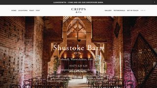 Shustoke Barn, Warwickshire Wedding Venue — Cripps & Co ...