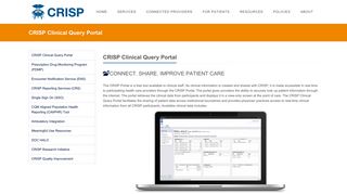 CRISP Clinical Query Portal – CRISP