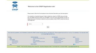 Register ~ CrispHealth