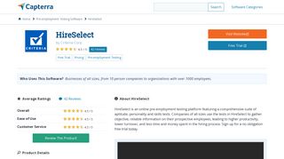 HireSelect Reviews and Pricing - 2019 - Capterra
