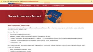 e-Insurance Account - ICICI Prudential
