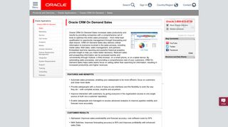 Oracle CRM On Demand Sales