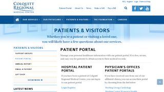 Patient Portal | Colquitt Regional Medical Center