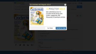 Crochet World Magazine - Get your Digital Subscription