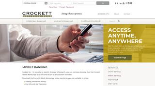 Mobile Banking | Crockett National Bank