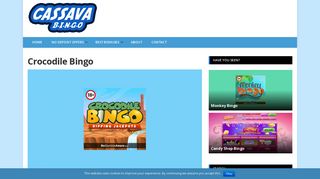 Crocodile Bingo | Claim 120 FREE Bingo Tickets Here! - Cassava Bingo