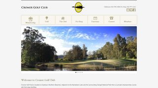 Cromer Golf Club is a private club on Sydney's Northern ...