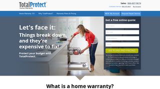 TotalProtect: Home Warranty & Protection Plans | Appliance Plans