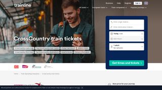 Book Cheap CrossCountry Train Tickets | Routes, Map & More ...