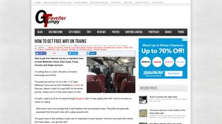 Grumpy Traveller How to get free WiFi on trains - Grumpy Traveller