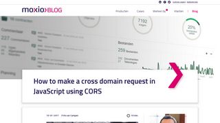 How to make a cross domain request in JavaScript using CORS - Moxio