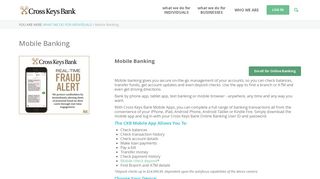 Cross Keys Bank Mobile Banking Internet Banking
