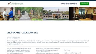 Cross Care – Jacksonville – Cross Senior Care
