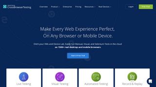 Cross Browser Testing Tool: 1500+ Real Browsers & Devices