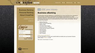 CrossFirst Bank > Business Banking > Business Online Banking