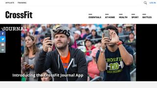 Introducing the CrossFit Journal App - Article - CrossFit: Forging Elite ...