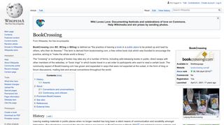 BookCrossing - Wikipedia