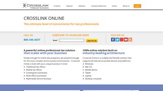 CrossLink Online - Professional Tax Preparation Software