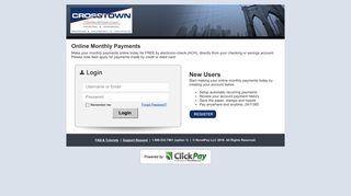 Crosstown Management - Online Monthly Payments - ClickPay