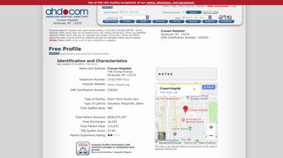 American Hospital Directory - Crouse Hospital (330203) - Free Profile