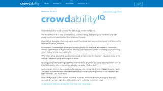 CrowdabilityIQ | Crowdability