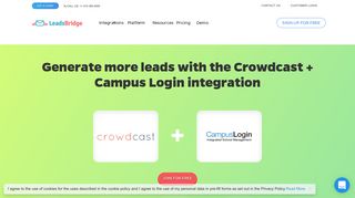 Generate more leads with the Crowdcast + Campus Login integration ...
