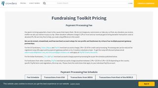 Crowdera- The Free Global Crowdfunding & Fundraising Website