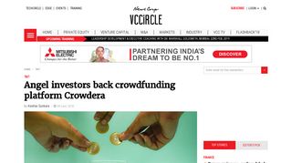 Angel investors back crowdfunding platform Crowdera | VCCircle