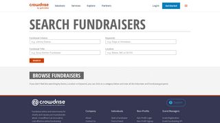 Search for a Friend's Fundraiser - CrowdRise
