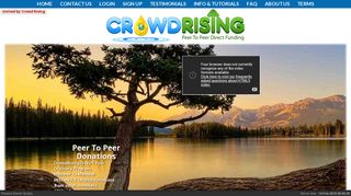 CrowdRising.net Members Home
