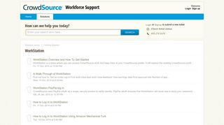 WorkStation : Workforce Support