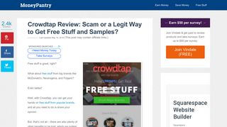 Crowdtap Review: Scam or a Legit Way to Get Free Stuff and Samples ...