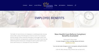 Employee Recruiting | Benefits | Crown Services, Inc.