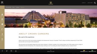 Working at Crown & Career Opportunities - Crown Perth